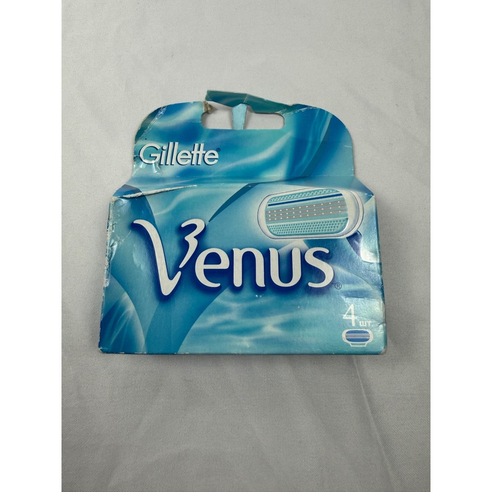 Gillette Venus Original Women's Razor Blade Refill 4 Cartridge Count New